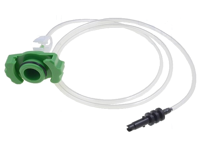 Adapter voor spuit; 30/55ml; groen; siliconenvrij; QuantX Adapter voor spuit; 30/55ml; groen; siliconenvrij; QuantX